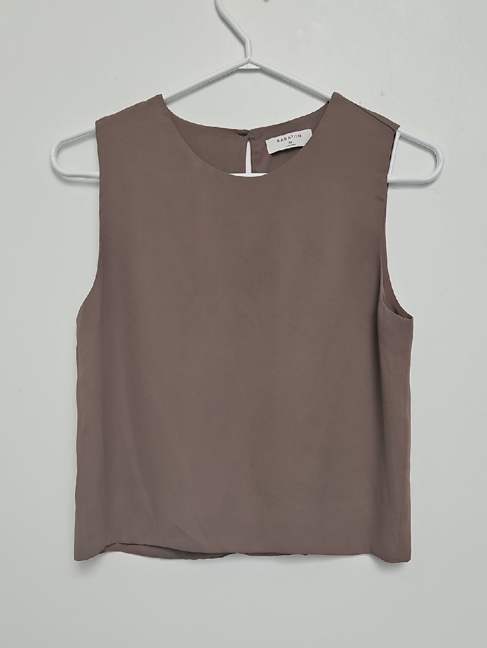 Babaton Aritzia Murphy Nude Coco Sleeveless Sz XSmall